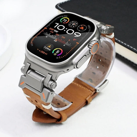 MAGVAUX LEATHER APPLE WATCH BAND