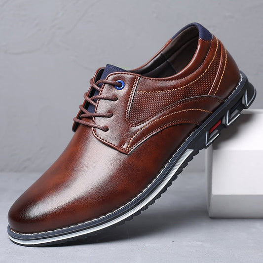LEATHER OXFORD SHOES
