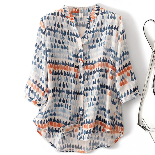 RAIN DROP REVERIE BLOUSE