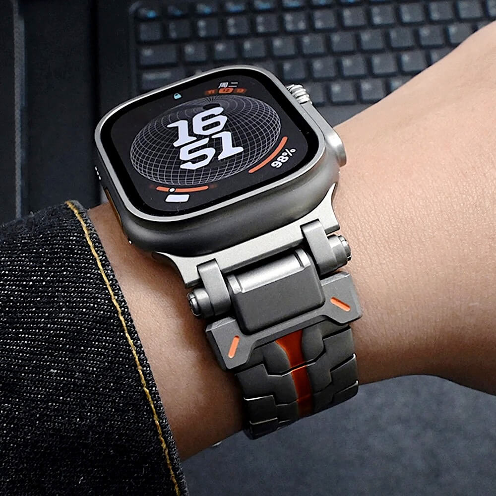TITANIUMTOUCH STAINLESS STEEL APPLE WATCH BAND