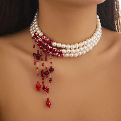 BLOODY PEARL NECKLACE