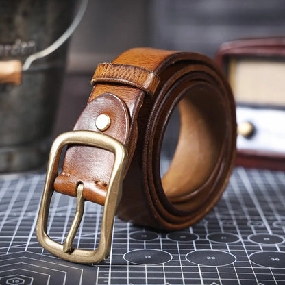 ITALIAN COWHIDE LEATHER BELT