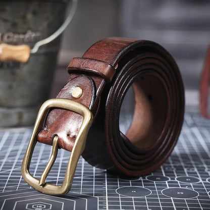 ITALIAN COWHIDE LEATHER BELT