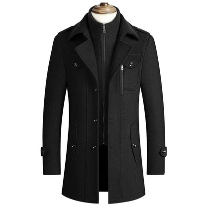 LIVERPOOL VIRGIN WOOL OVERCOAT