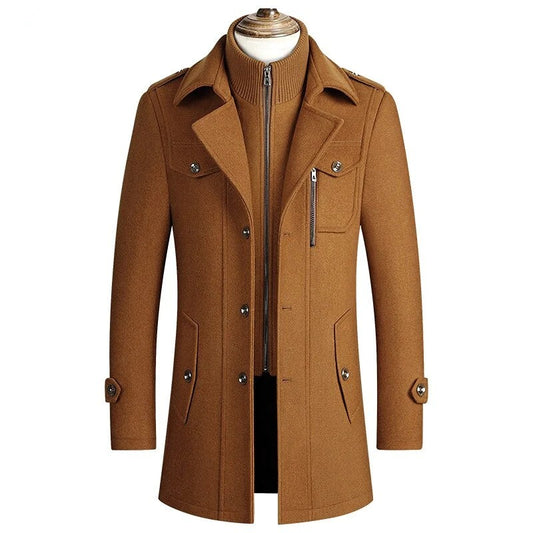 LIVERPOOL VIRGIN WOOL OVERCOAT