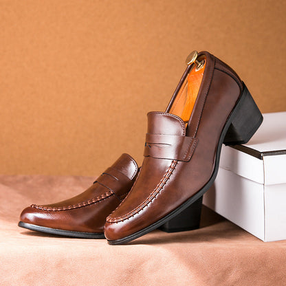 PORTELLO LEATHER LOAFERS