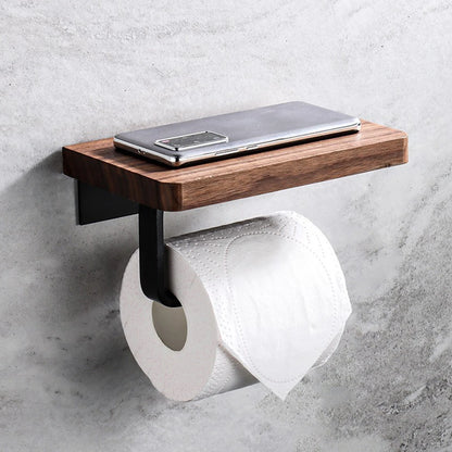 NaturalEase Wooden Toilet Paper Holder