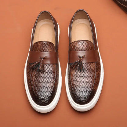 VERONA LEATHER TASSEL LOAFERS