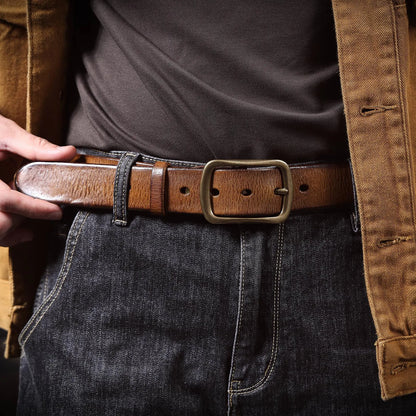 ITALIAN COWHIDE LEATHER BELT