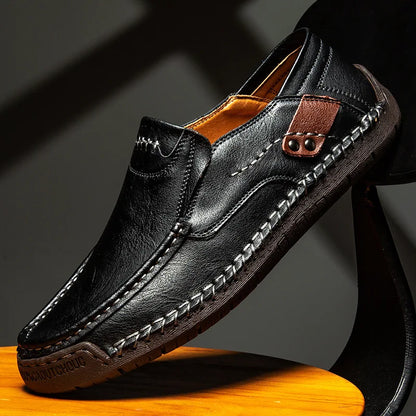 VALENTINO SIGNATURE LEATHER LOAFERS