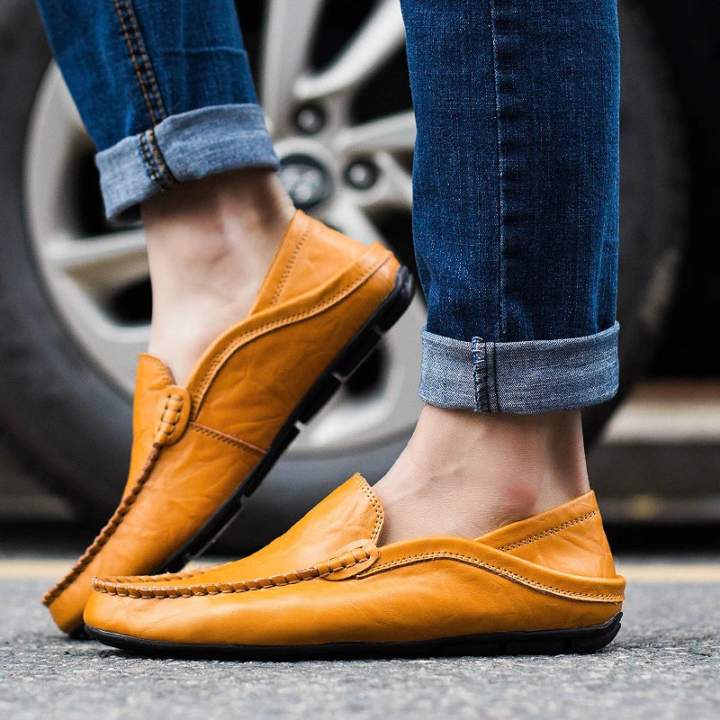 ITALIAN GENUINE LEATHER LOAFERS