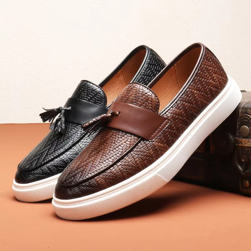 VERONA LEATHER TASSEL LOAFERS