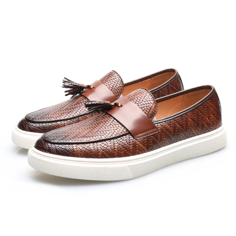 VERONA LEATHER TASSEL LOAFERS